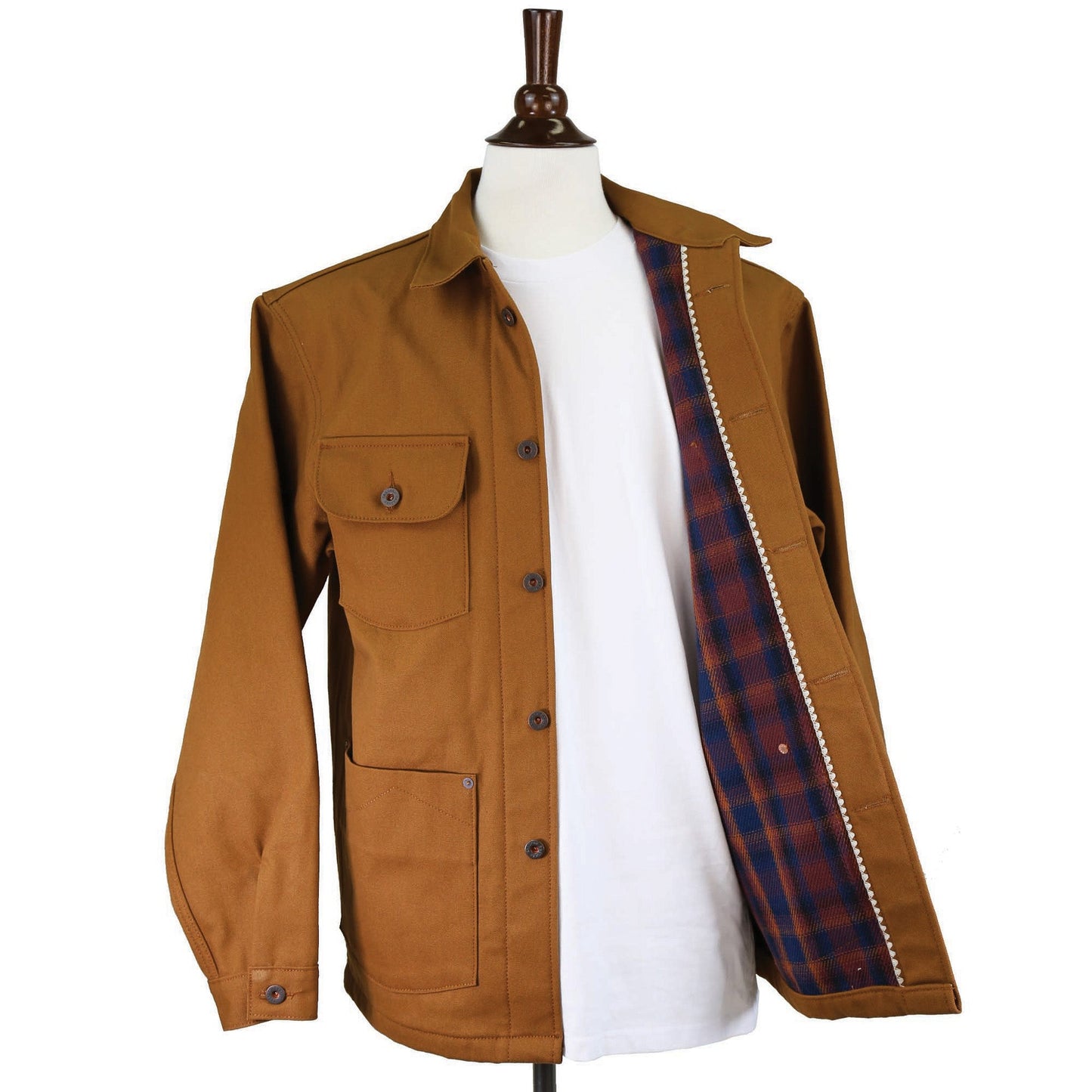 Chore Coat 12oz Duck Baja Maroon Blanket Lined