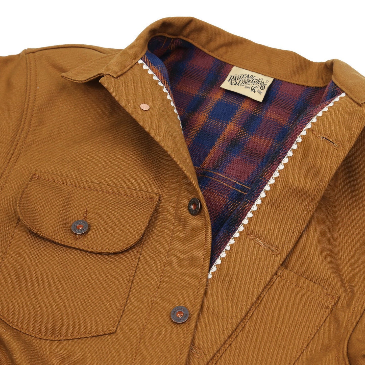 Chore Coat 12oz Duck Baja Maroon Blanket Lined