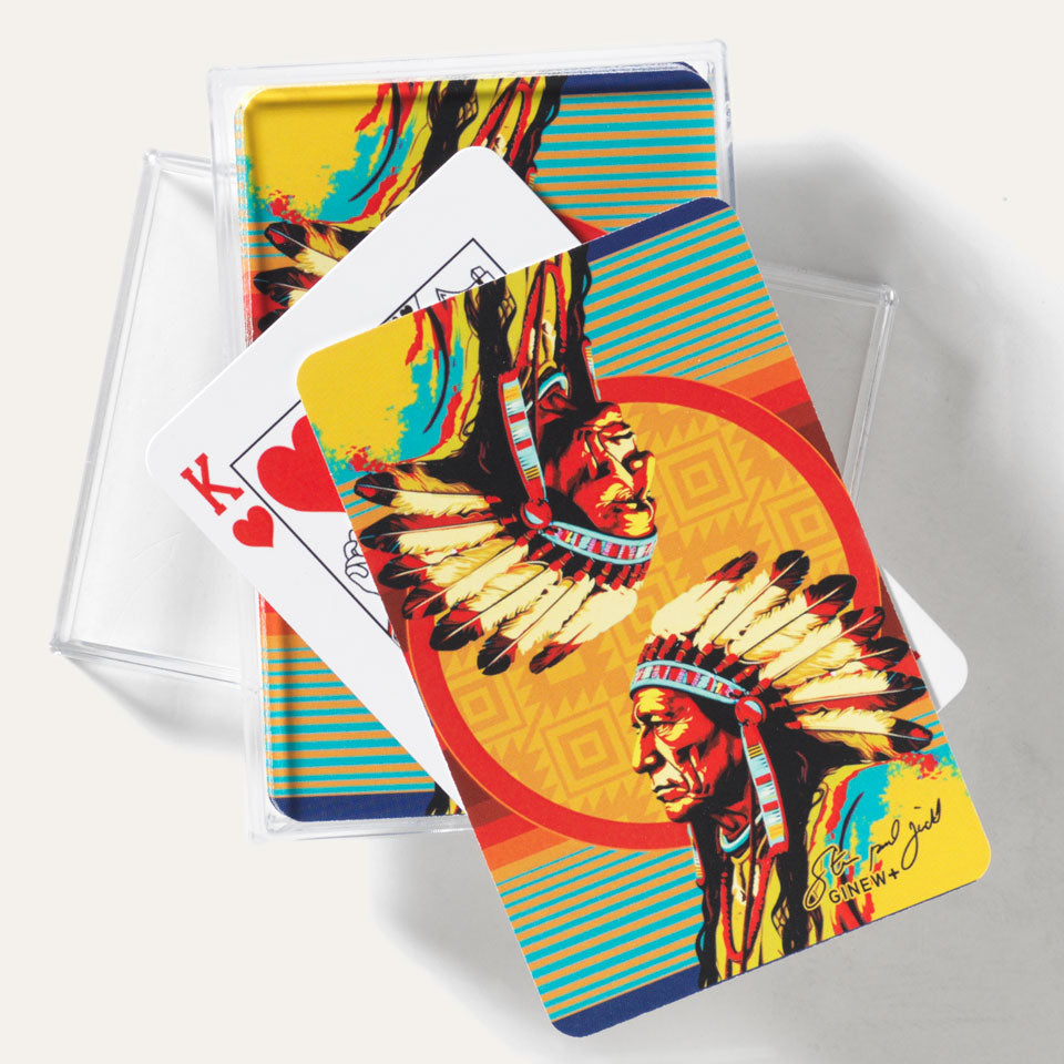 Native American Sitting Bull playing cards 