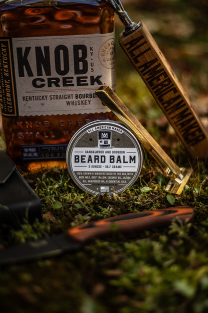 Sandalwood & Bourbon : Beard Balm