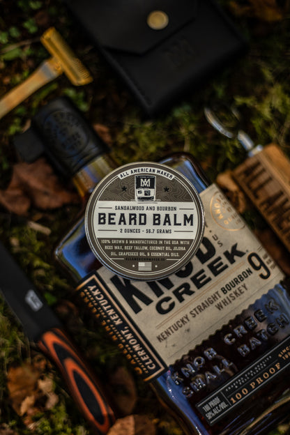 Sandalwood & Bourbon : Beard Balm