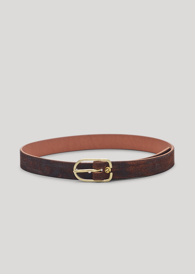 Billy Made For Friends - Brown Roughout Belt
