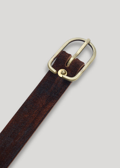 Billy Made For Friends - Brown Roughout Belt