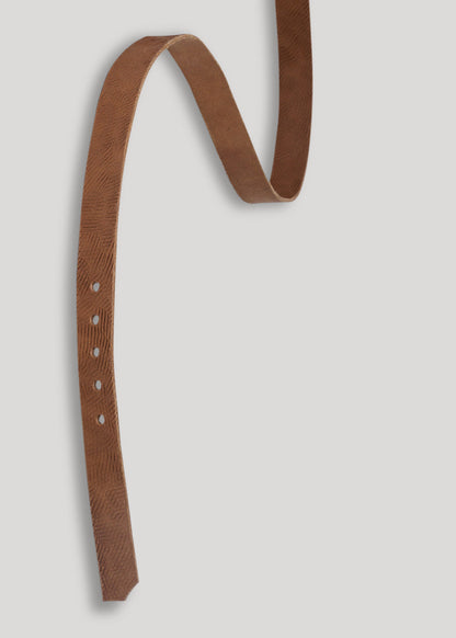 Billy Made For Friends - Carved Veg Tan Belt