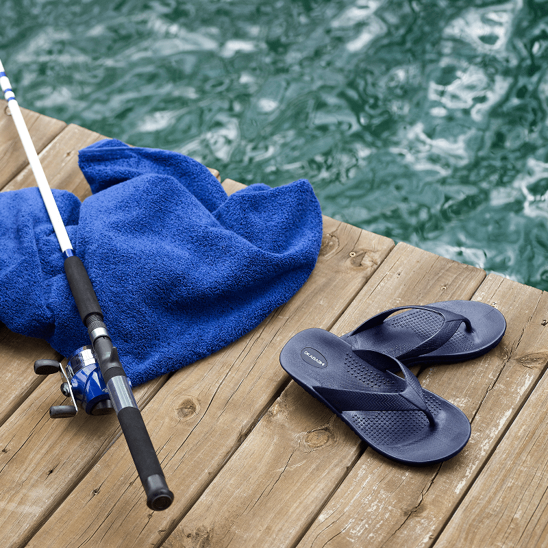 Surf Men's Flip Flops - White - Okabashi