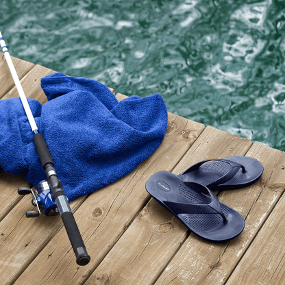 Surf Men's Flip Flops - White - Okabashi