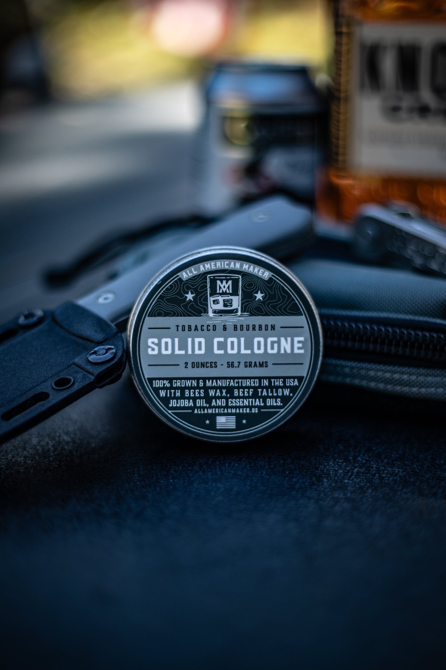 Tobacco & Bourbon : Solid Cologne
