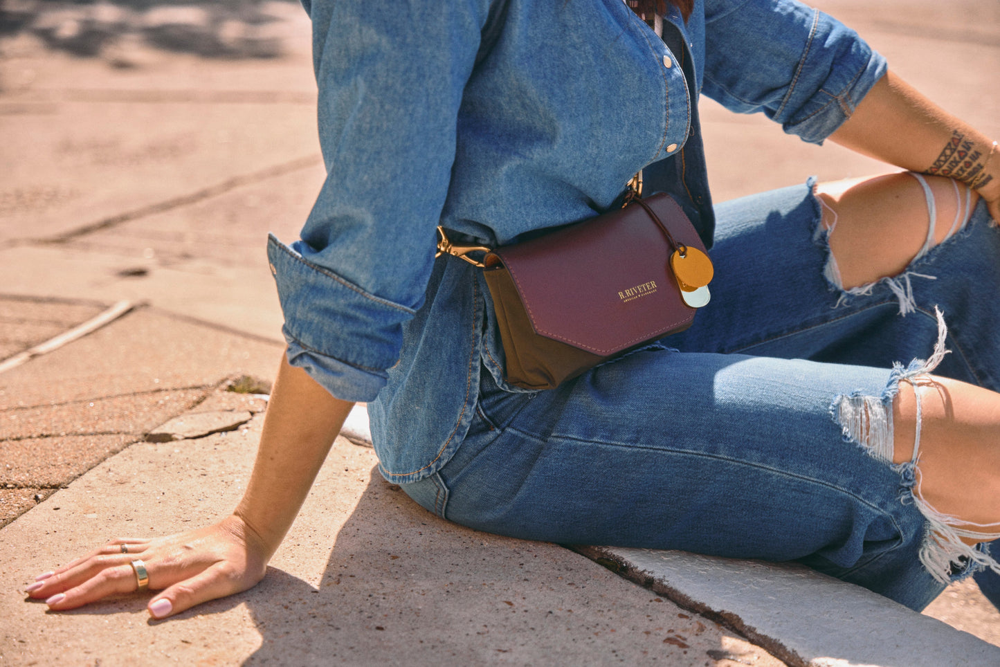 Whittle | Fatigue Nylon + Brown Leather