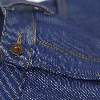 Drifter X089 Indigo Medium High Waist Straight Leg