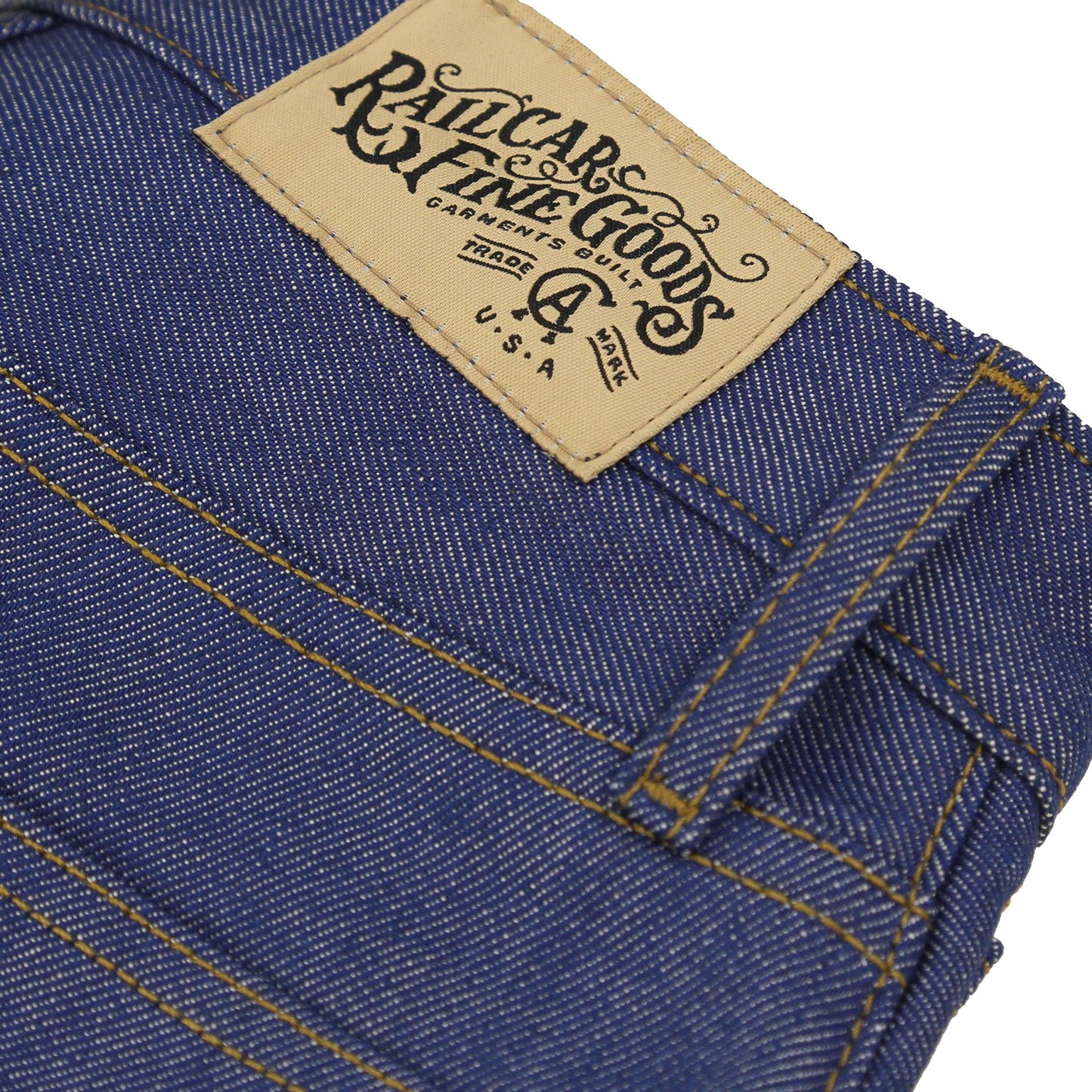 Drifter X089 Indigo Medium High Waist Straight Leg