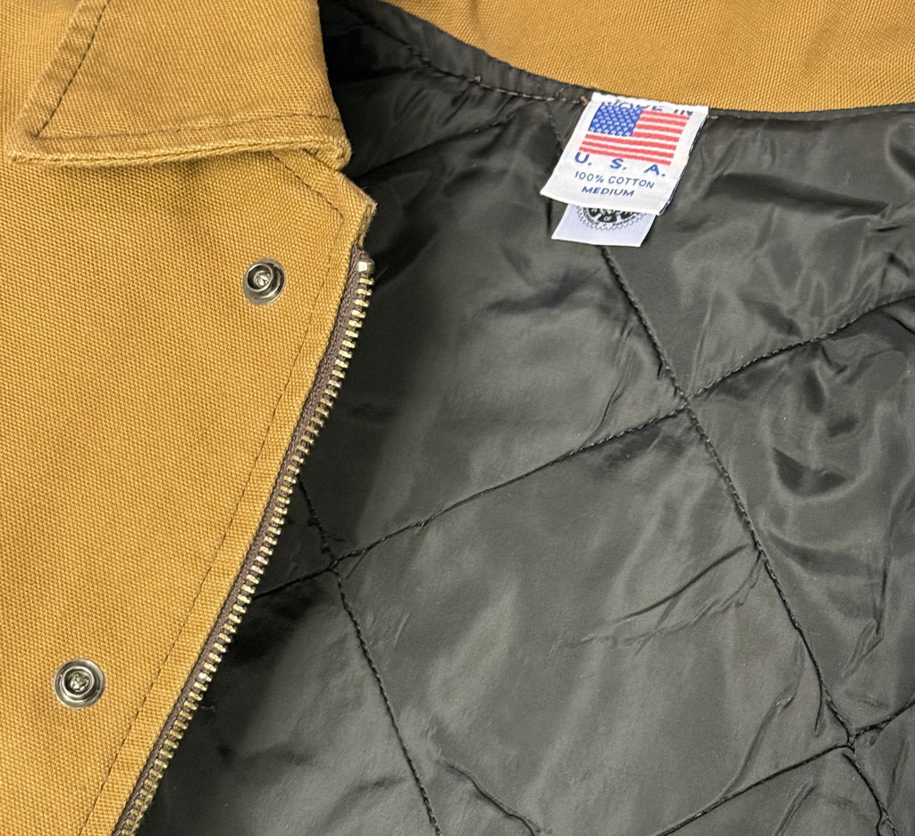 Men's Quilt-Lined Canvas Work Jacket - Ranch