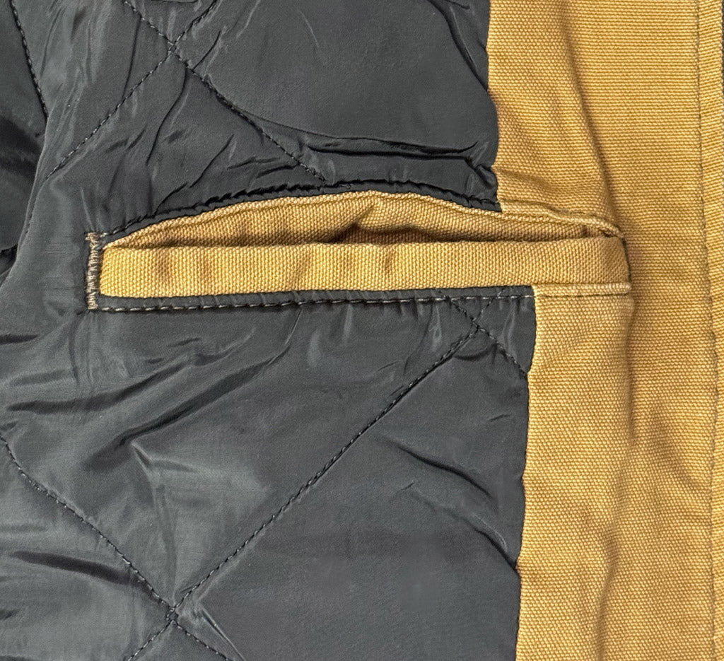 Men's Quilt-Lined Canvas Work Jacket - Ranch