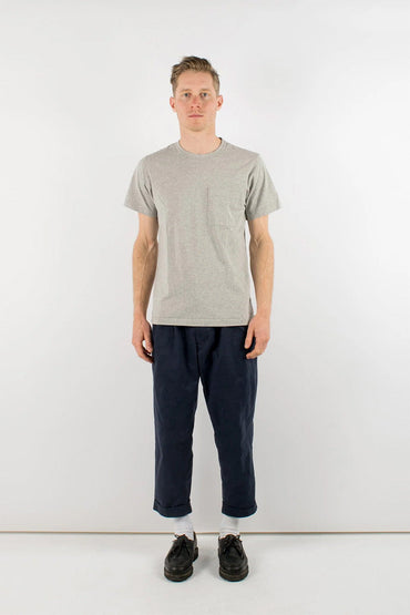 Dehen - Heavy Duty Pocket Tee - Heather Grey - Front