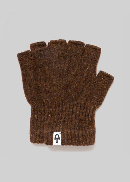 Merino Donegal Fingerless Gloves