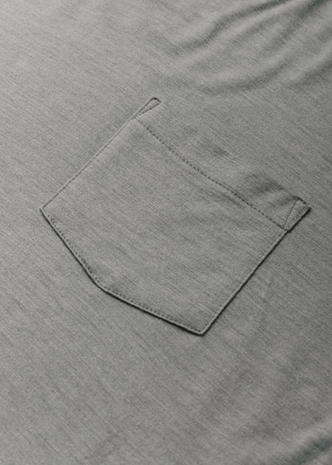 Pinebury Merino Long Sleeve Pocket Tee