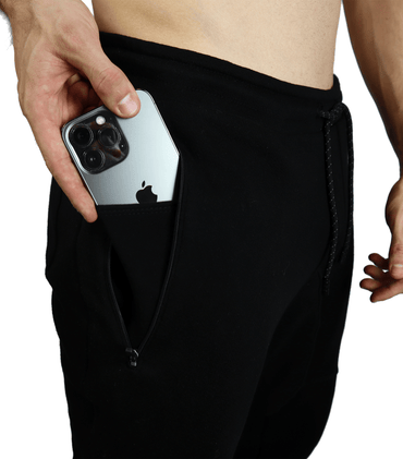 Elevate Your Performance with Bamtech Eucalyptus Performance Jogger - Black: Sustainable Men's Activewear for Superior Comfort and Style. These Joggers are Crafted with Eco-friendly Eucalyptus Fabric, Delivering Unmatched Breathability and Moisture-Wicking Properties. Perfect for Workouts, Running, or Casual Wear, the Eucalyptus Performance Jogger Offers a Modern Fit with Elasticized Waistband and Tapered Legs. Choose Bamtech for Premium Quality and Sustainable Fashion.