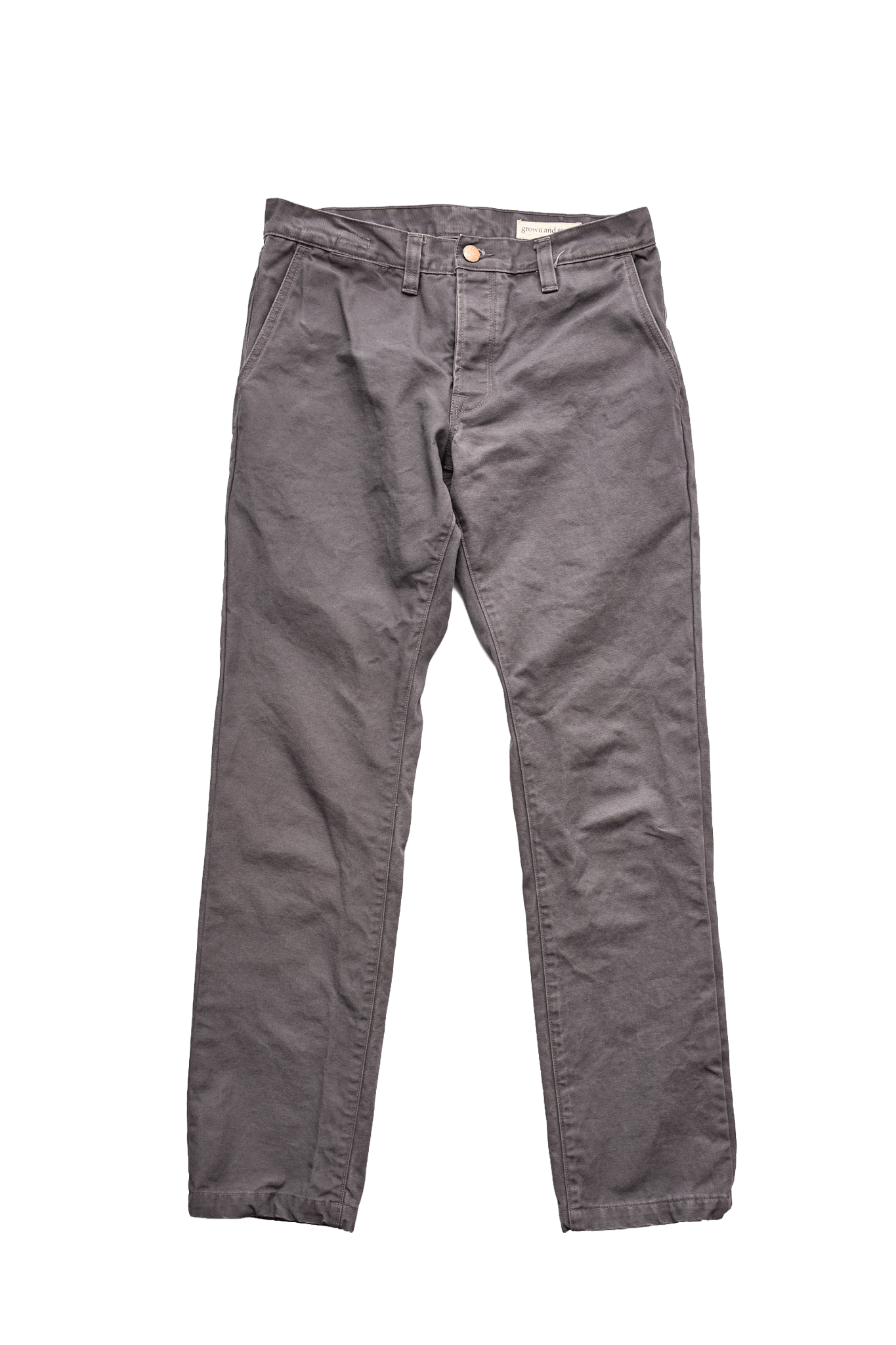 Foundation Canvas Pant - Grey - grown&sewn