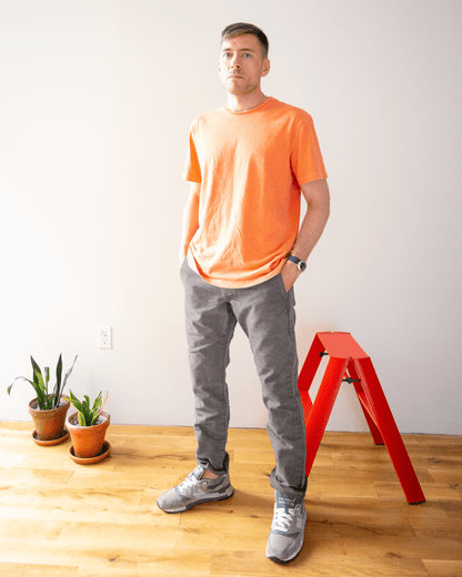 Foundation Canvas Pant - Grey - grown&sewn