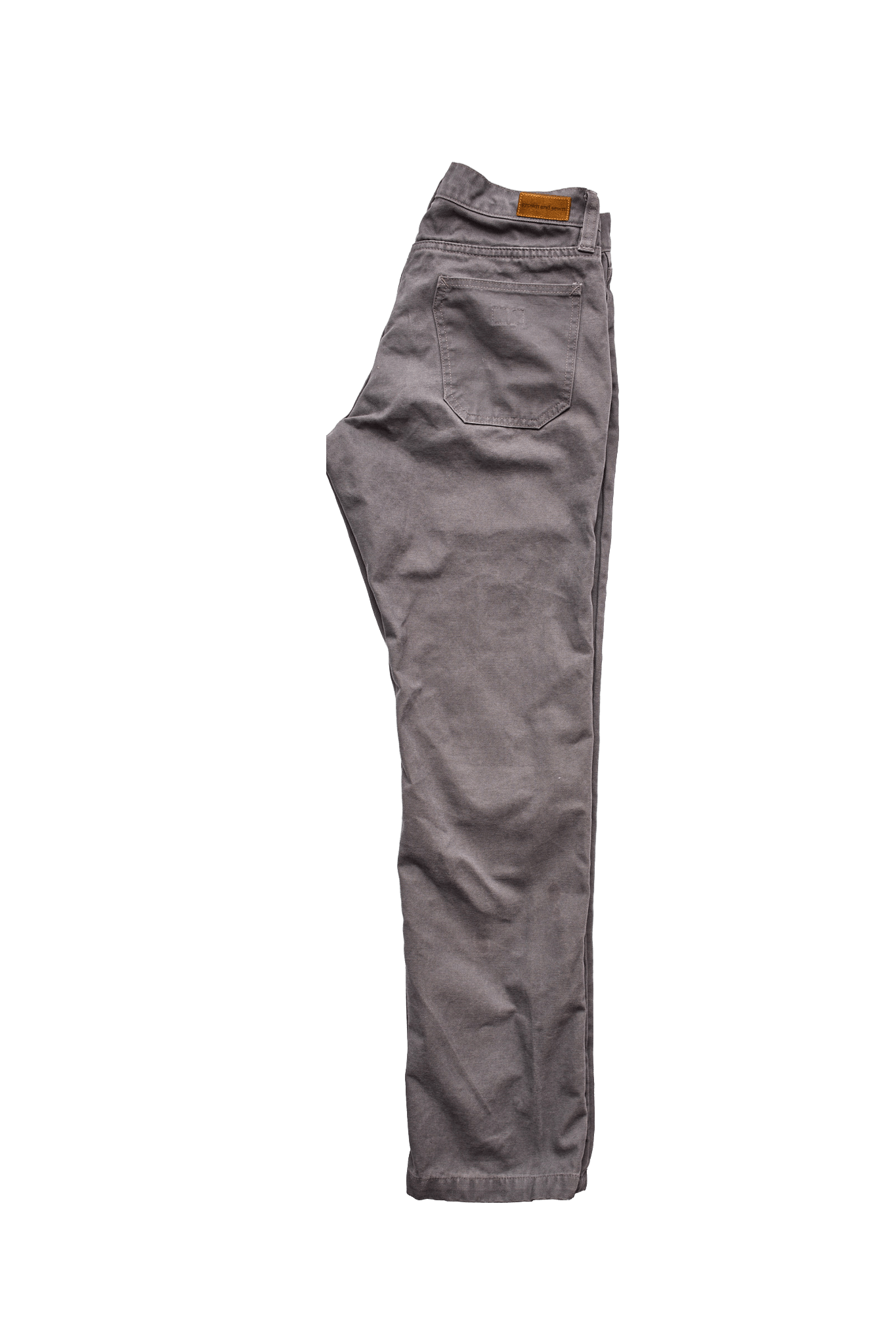 Foundation Canvas Pant - Grey - grown&sewn
