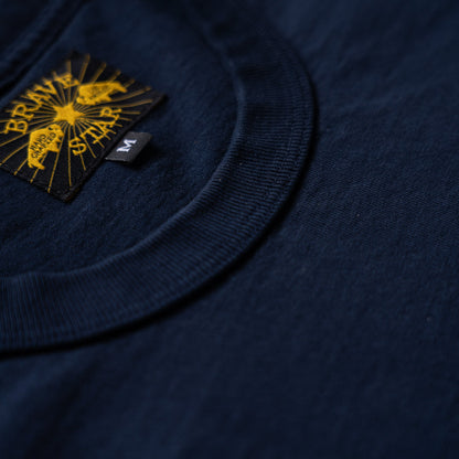Glory Days Short Sleeve Classic T-Shirt Heavyweight Cotton - Navy