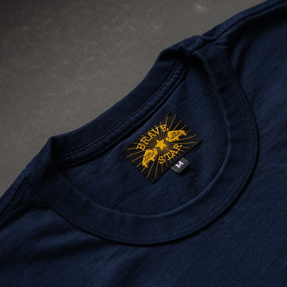 Glory Days Short Sleeve Classic T-Shirt Heavyweight Cotton - Navy