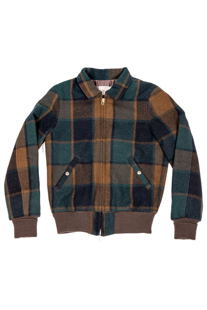 Dehen - Weekender Jacket - Oregon Plaid Wool - Flatlay