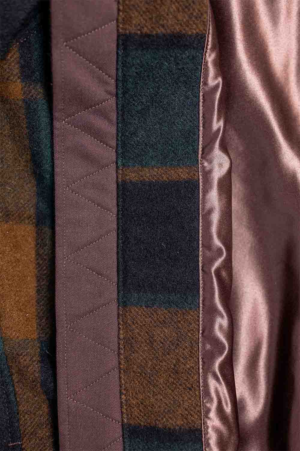 Dehen - Weekender Jacket - Oregon Plaid Wool - Inside