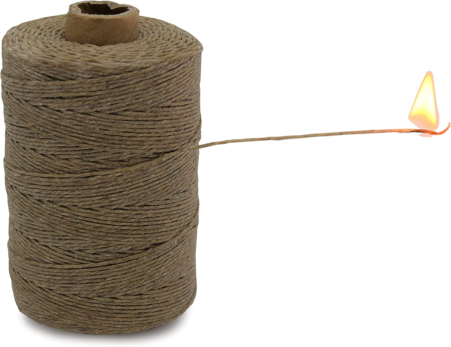 beeswax waxed hemp wick fire starting twine