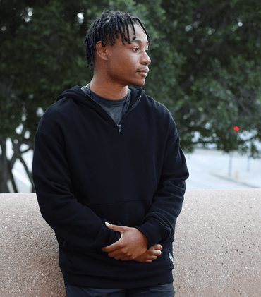 Experience Unmatched Comfort and Style with Bamtech Eucalyptus Black Hoodie: Sustainable Men's Activewear Designed for Performance. This Black Hoodie is Crafted with Eco-friendly Eucalyptus Fabric, Offering a Luxuriously Soft Feel and Excellent Moisture-Wicking Properties. Stay Warm and Cozy during Workouts, Outdoor Activities, or Everyday Wear with the Eucalyptus Black Hoodie. 