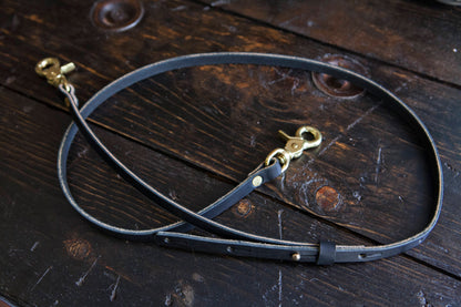 Made to Order - Natural Vegetable Tanned Handbag with Shoulder Strap, Black English Bridle Handles and Solid Brass Hardware Made in USA