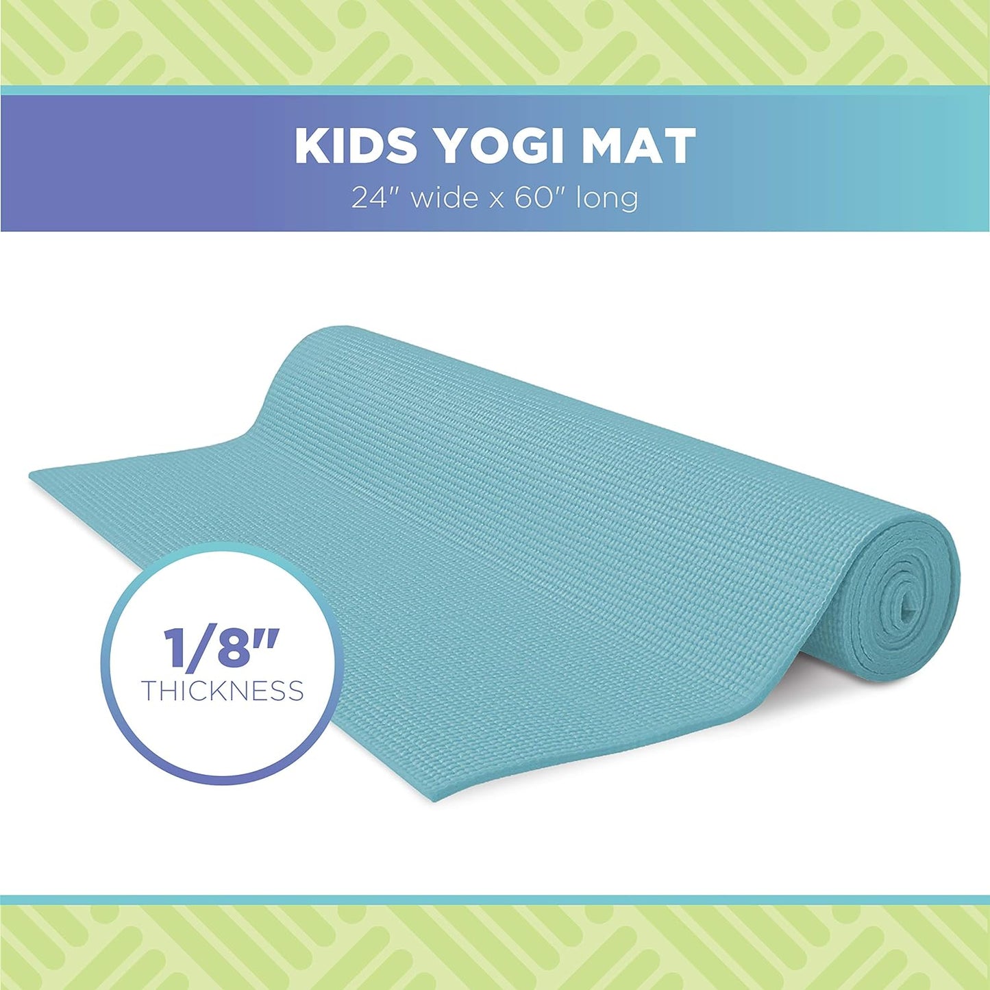 Kid's Sticky Yoga Mat with Designs and Colors