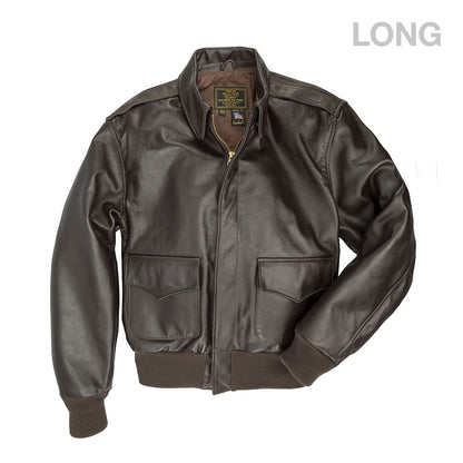 WWII Government Issue A-2 Jacket (Long) Z2107HL in Mahogany