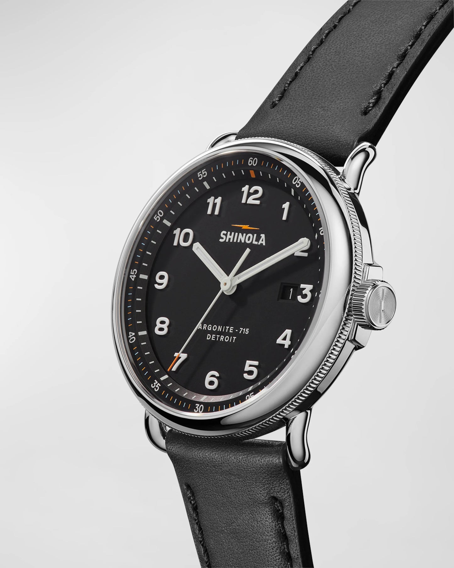 The Canfield C56 3HD 43mm | Black | Shinola Detroit