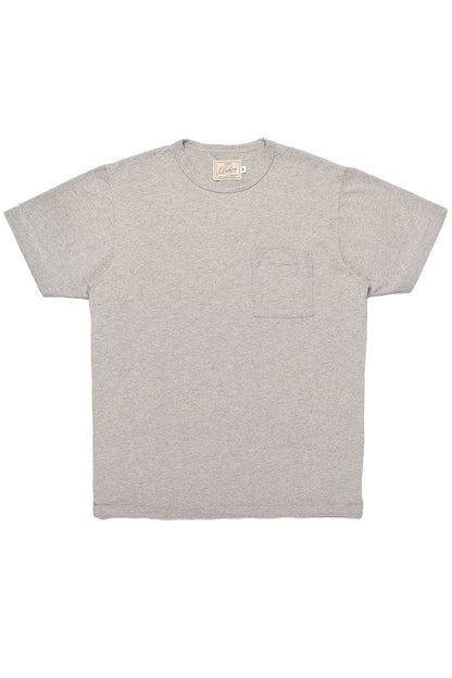 Dehen - Heavy Duty Pocket Tee - Heather Grey - Flatlay