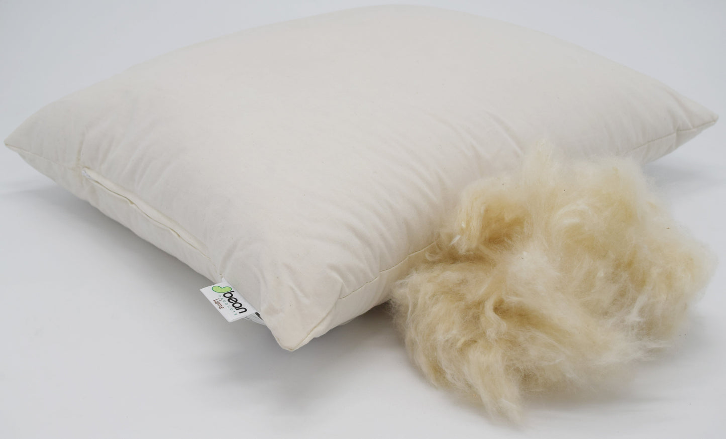 Kapok Sleep Pillows with 100% Organic Cotton Fabric - Plant Based Vegan