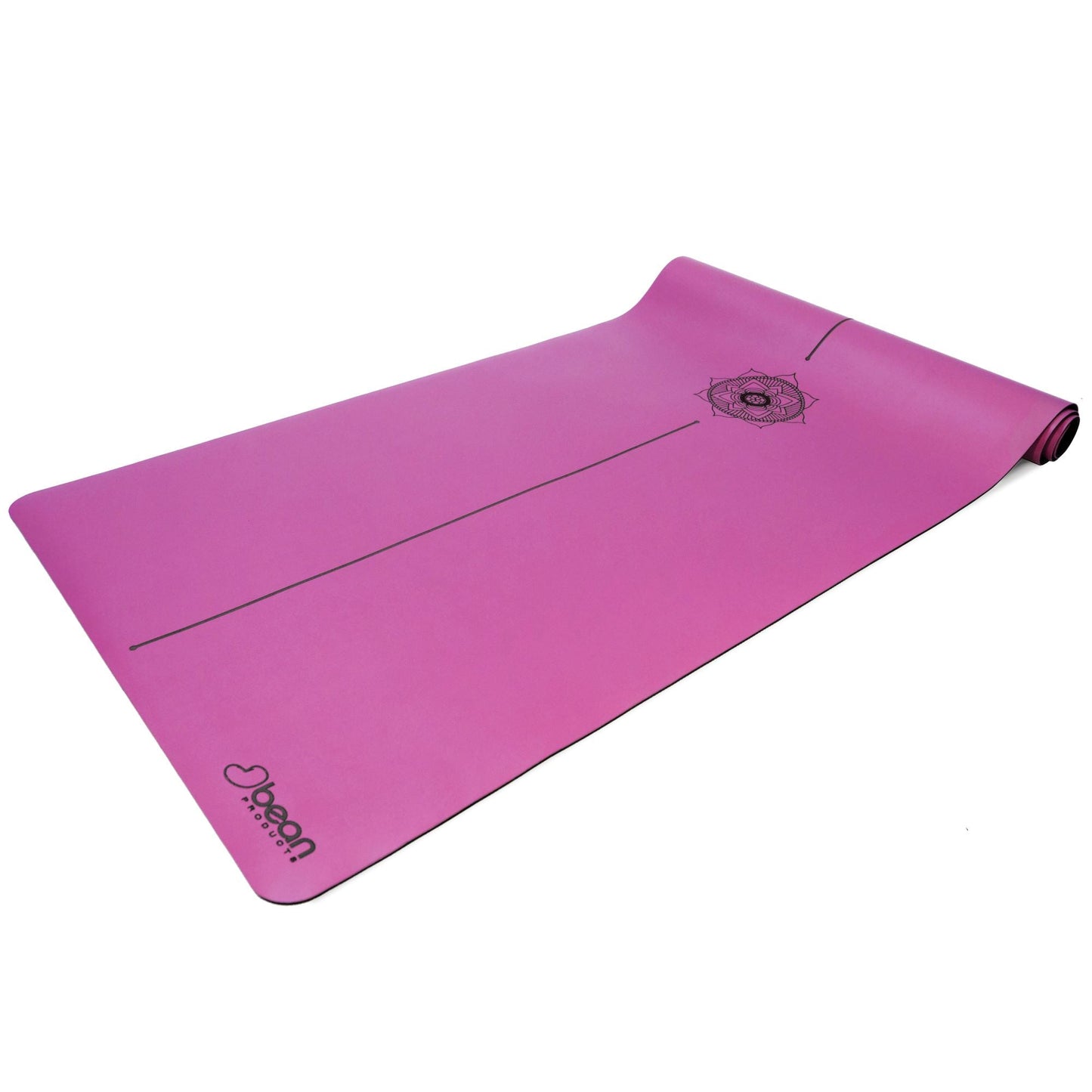 Bean Rubber PU Yoga Mat OMphibian Mat - The Best Non-Slip Eco-Friendly Natural Rubber with wet grip PU surface