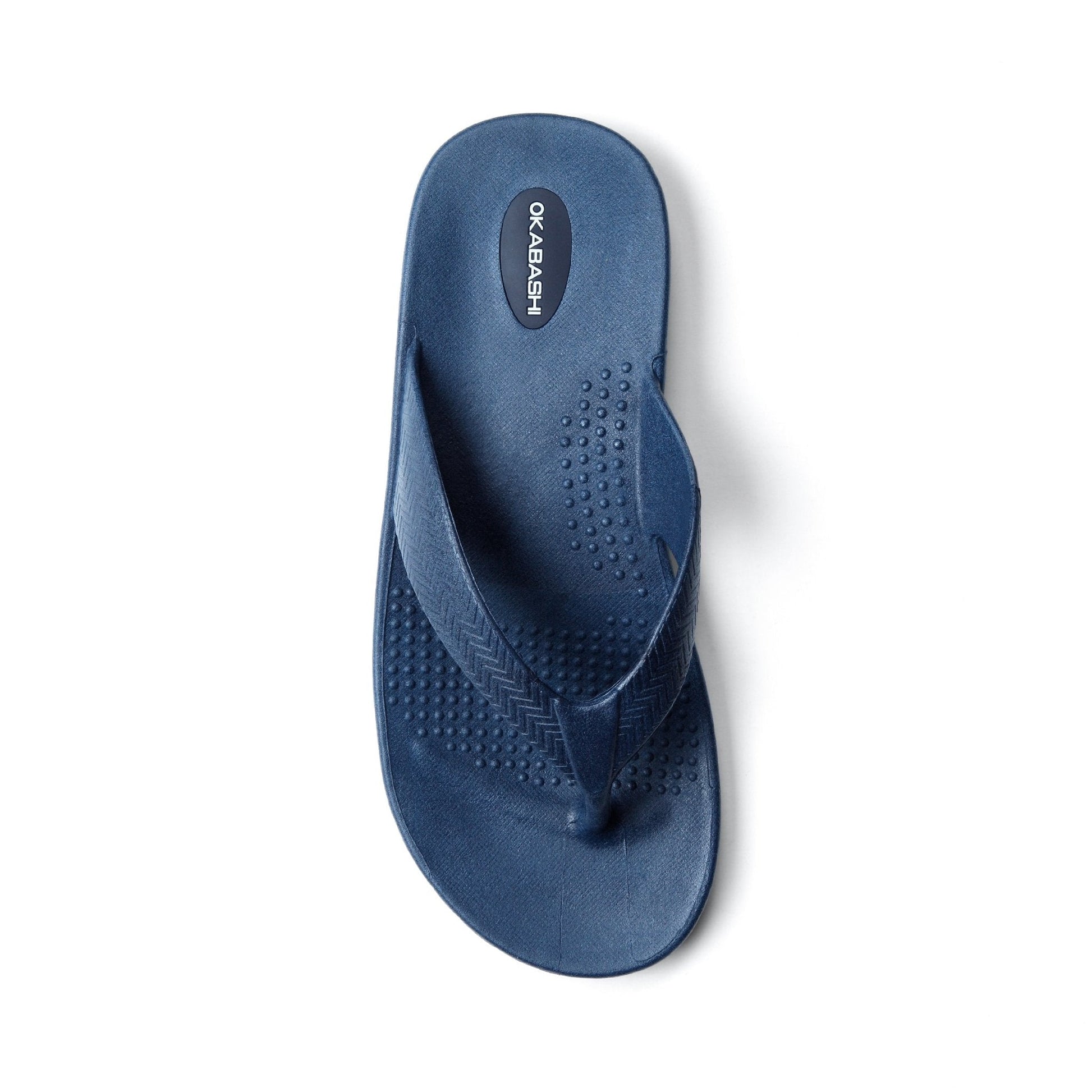 Surf Men's Flip Flops - Navy - Okabashi