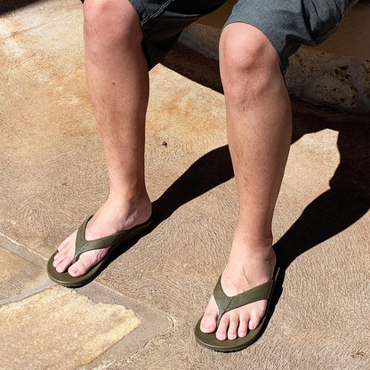 Surf Men's Flip Flops - Navy - Okabashi