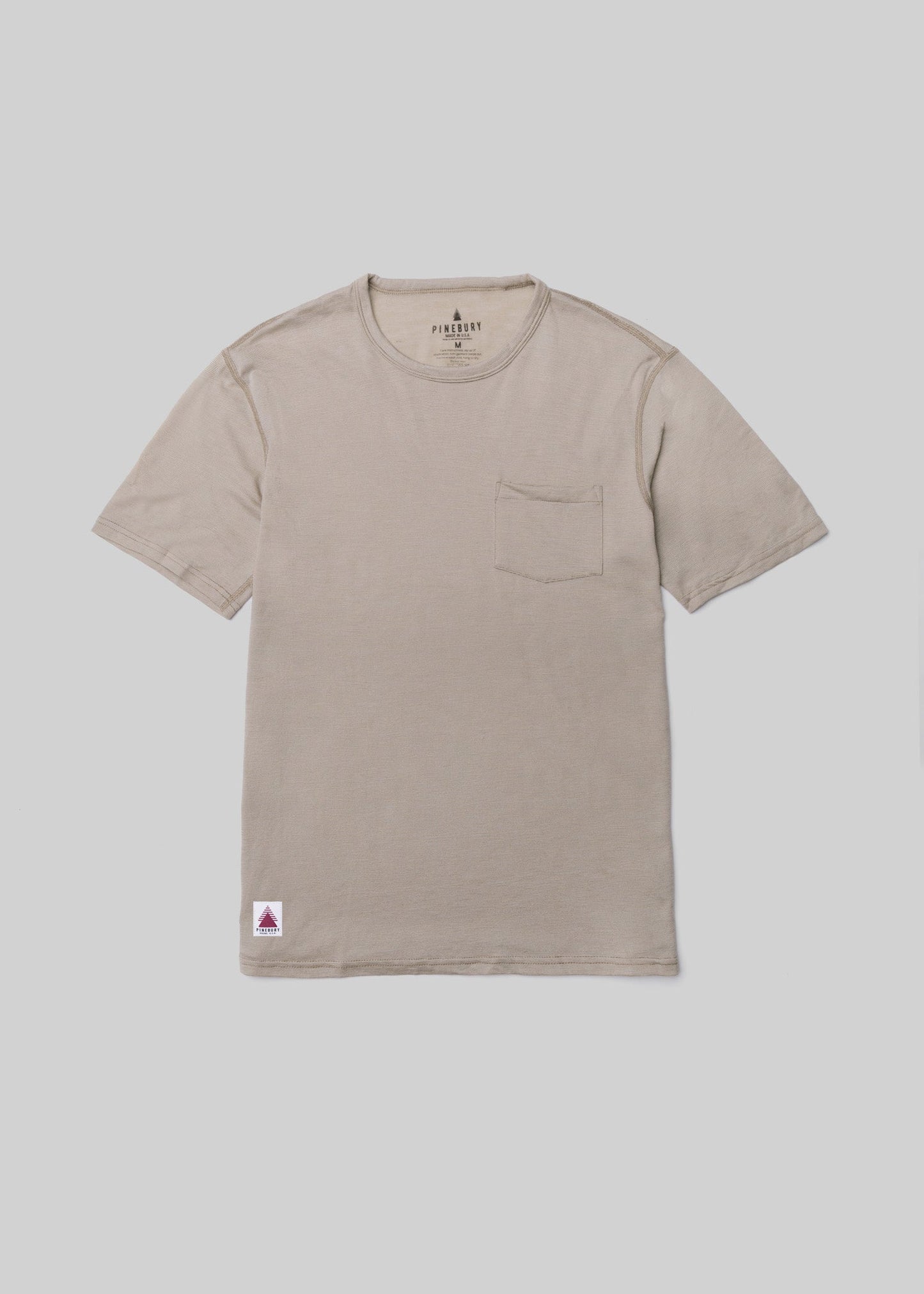 Pinebury Ultra Light Merino Pocket Tee