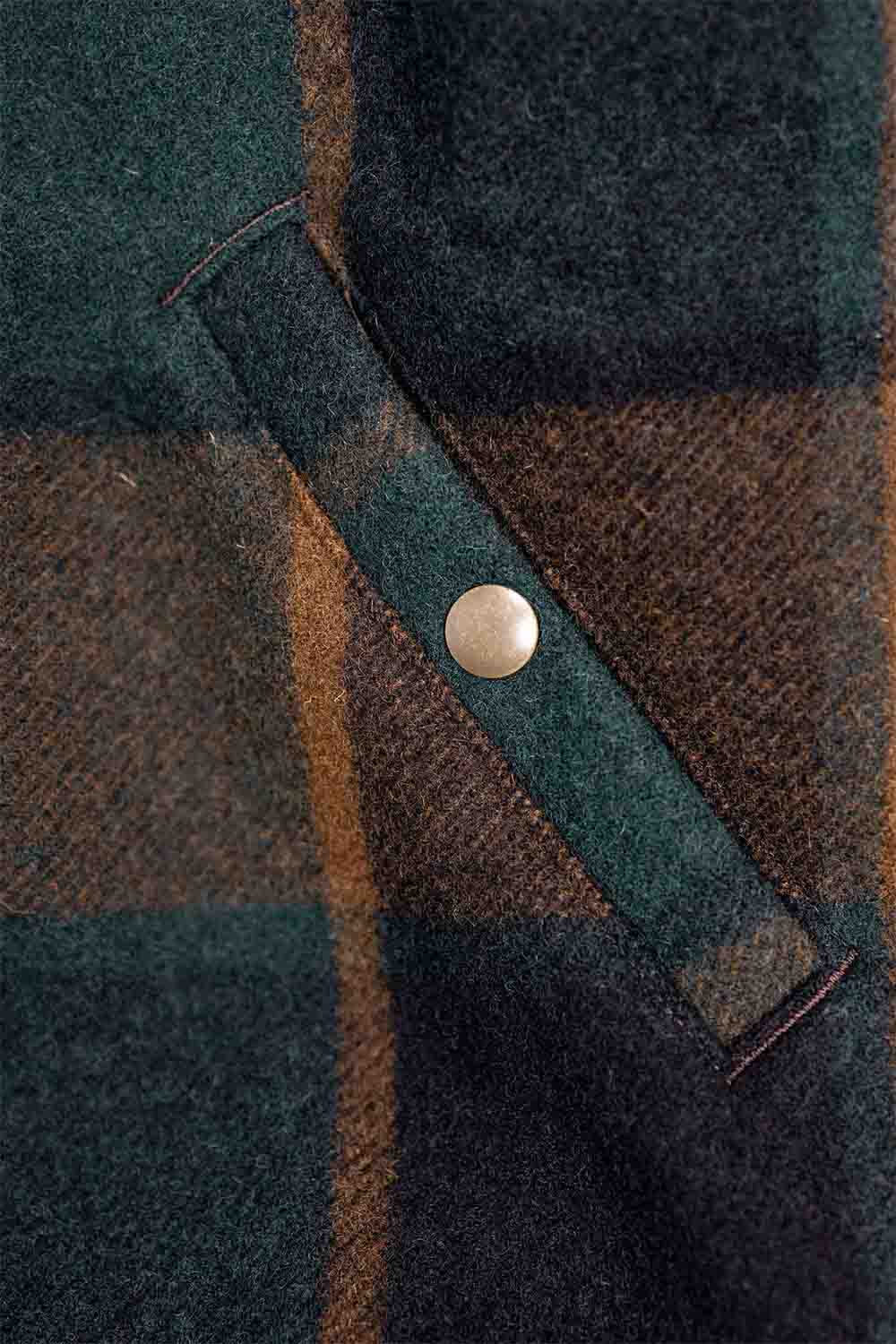 Dehen - Weekender Jacket - Oregon Plaid Wool - Pocket