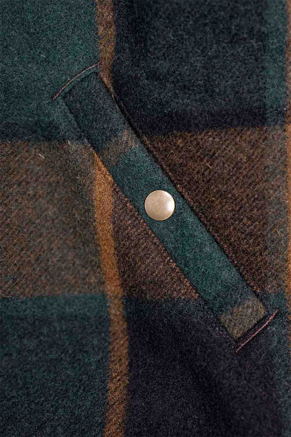 Dehen - Weekender Jacket - Oregon Plaid Wool - Pocket