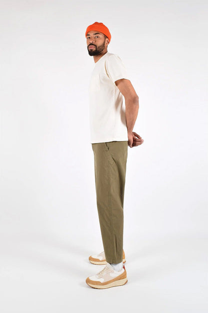 Dehen - Heavy Duty Pocket Tee - Natural - Side