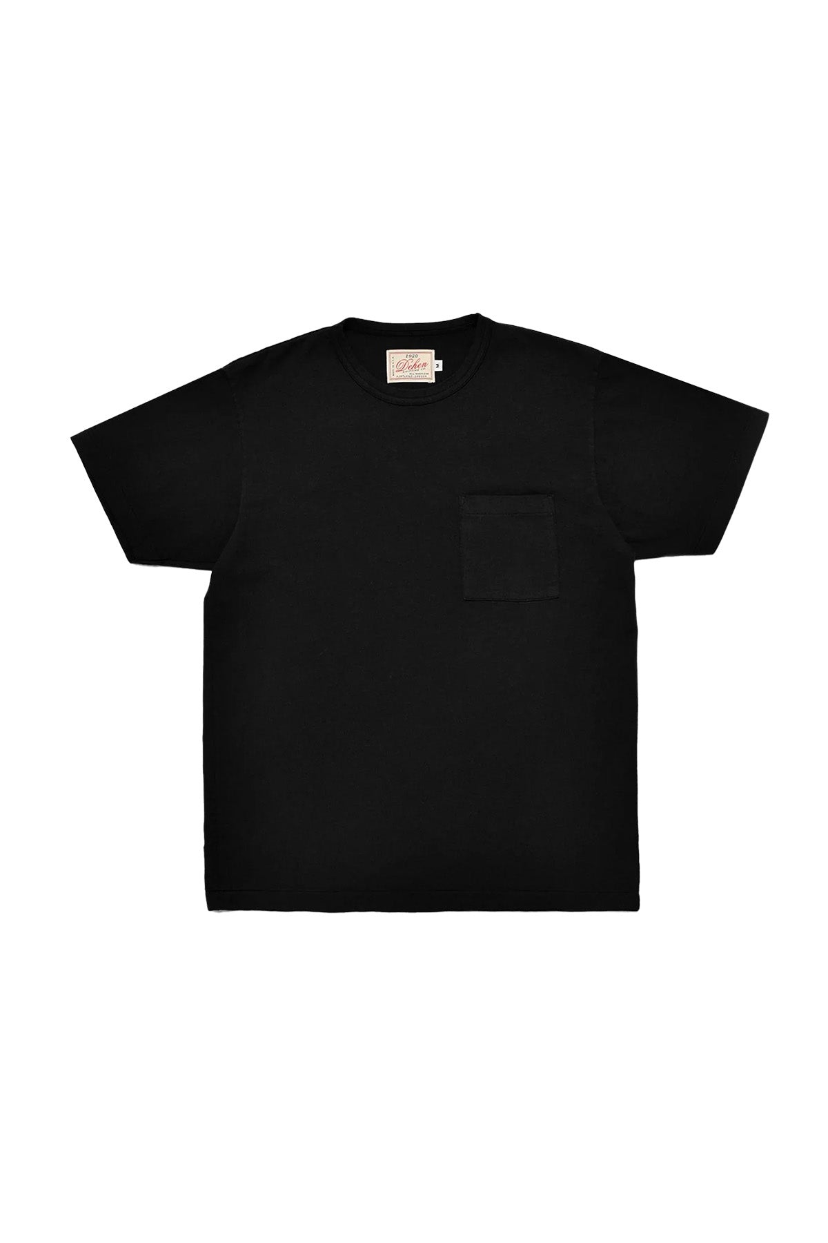 Dehen - Heavy Duty Pocket Tee - Black - Flatlay