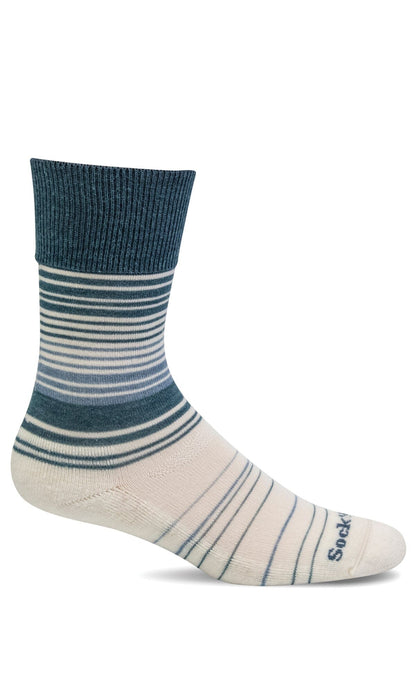 Women's Easy Does It | Relaxed Fit Socks Relaxed Fit/Diabetic Friendly Sockwell S/M Blueridge 